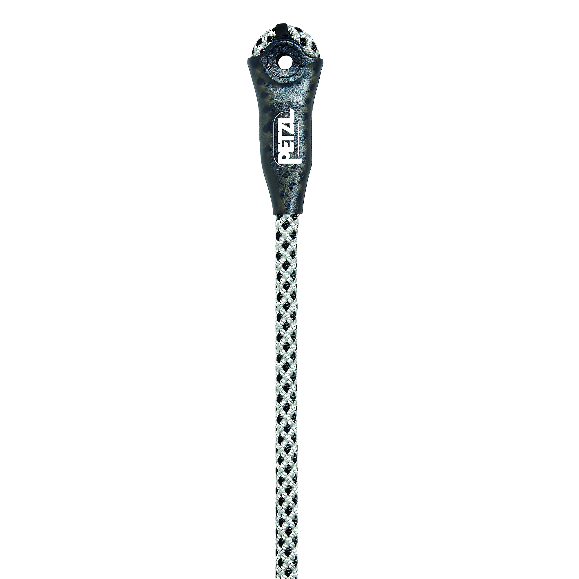 Petzl RAY Static Rope - 11mm, 50ft., Sewn Termination, ANSI NFPA, White, Model# R100BA01